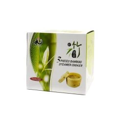 Bamboo Steamer In Gift Box -Sous Chef Kitchenware ID1101A BambooSteamerInGiftBox6 box