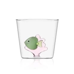 Ichendorf Milano Green Fish With Coral Tumbler, 35cl