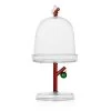 Ichendorf Milano Squirrel Footed Cake Stand With Dome, 29.5x14cm