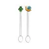 Ichendorf Milano Snail And Frog Set Of 2 Stirring Spoons, 15cm