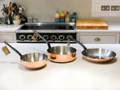 De Buyer Prima Matera Induction-Compatible Copper Frying Pan 5 De Buyer Prima Matera Induction-Compatible Copper Frying Pan -Sous Chef Kitchenware IMG 6258