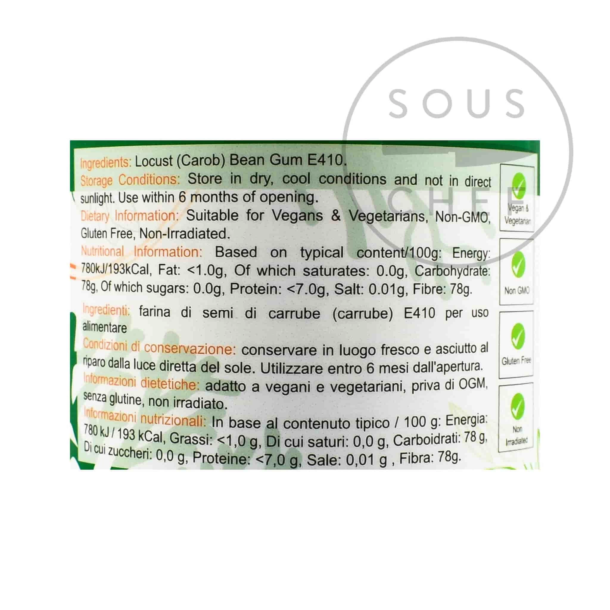 Locust Bean Gum 100g 2 Locust Bean Gum 100g - Image 2