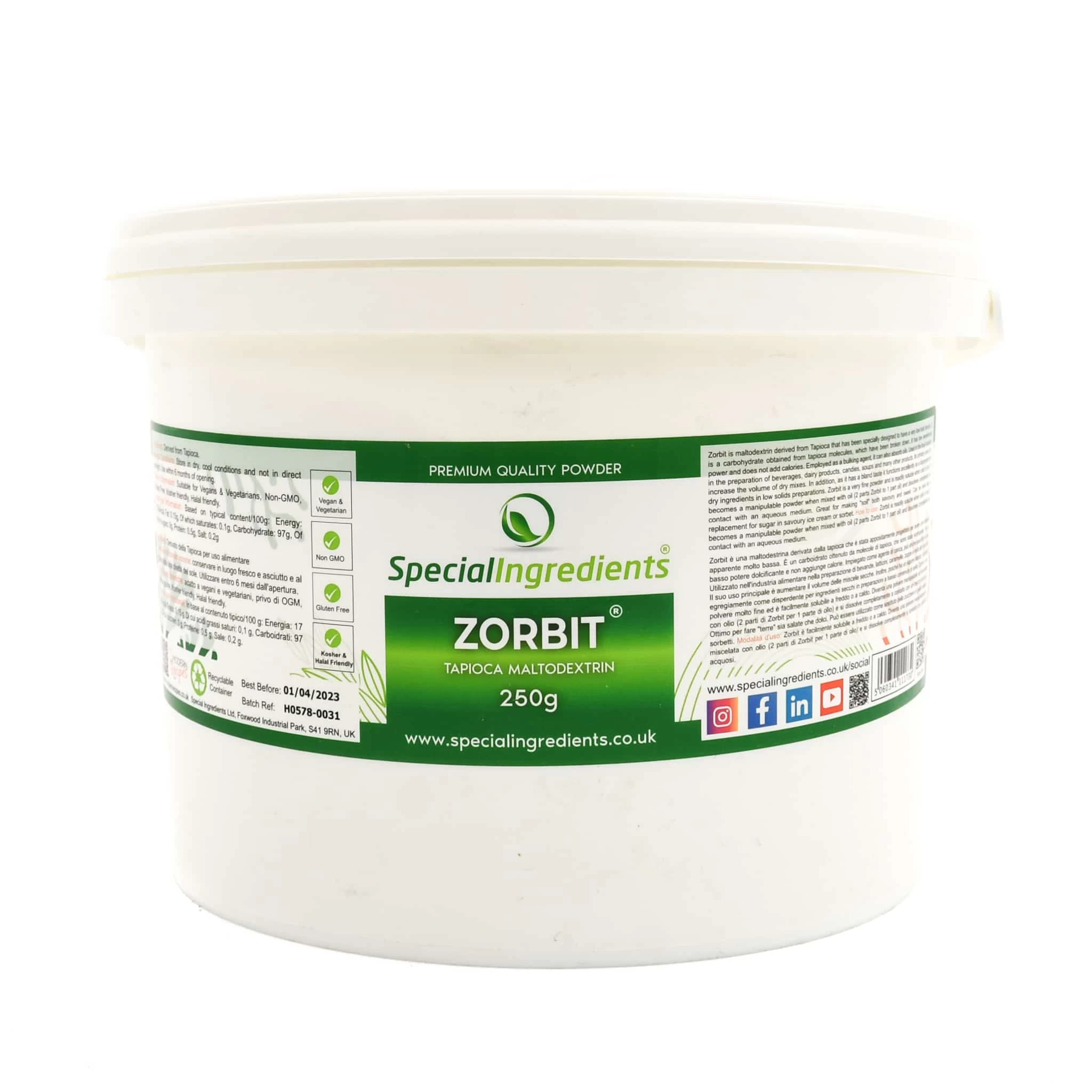 Zorbit 250g 1 Zorbit 250g