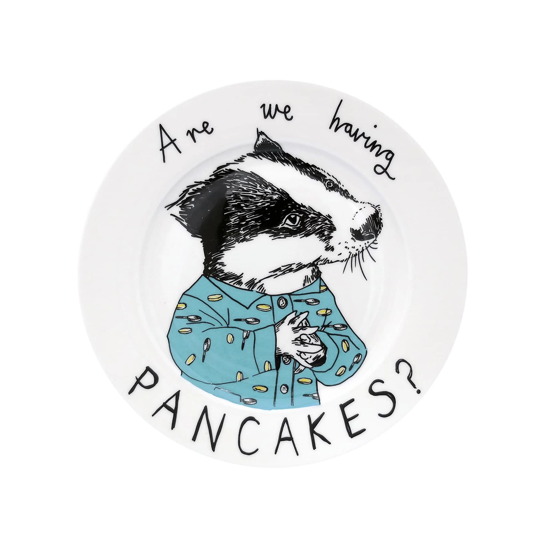 Are We Having Pancakes? Side Plate, 20cm 1 Are We Having Pancakes? Side Plate, 20cm