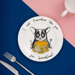 I Eat Pancakes Like You For Breakfast! Side Plate, 20cm 5 I Eat Pancakes Like You For Breakfast! Side Plate, 20cm -Sous Chef Kitchenware JB0026 IeatPancakeslikeyouforBreakfast SidePlate20cm lifestyle 2