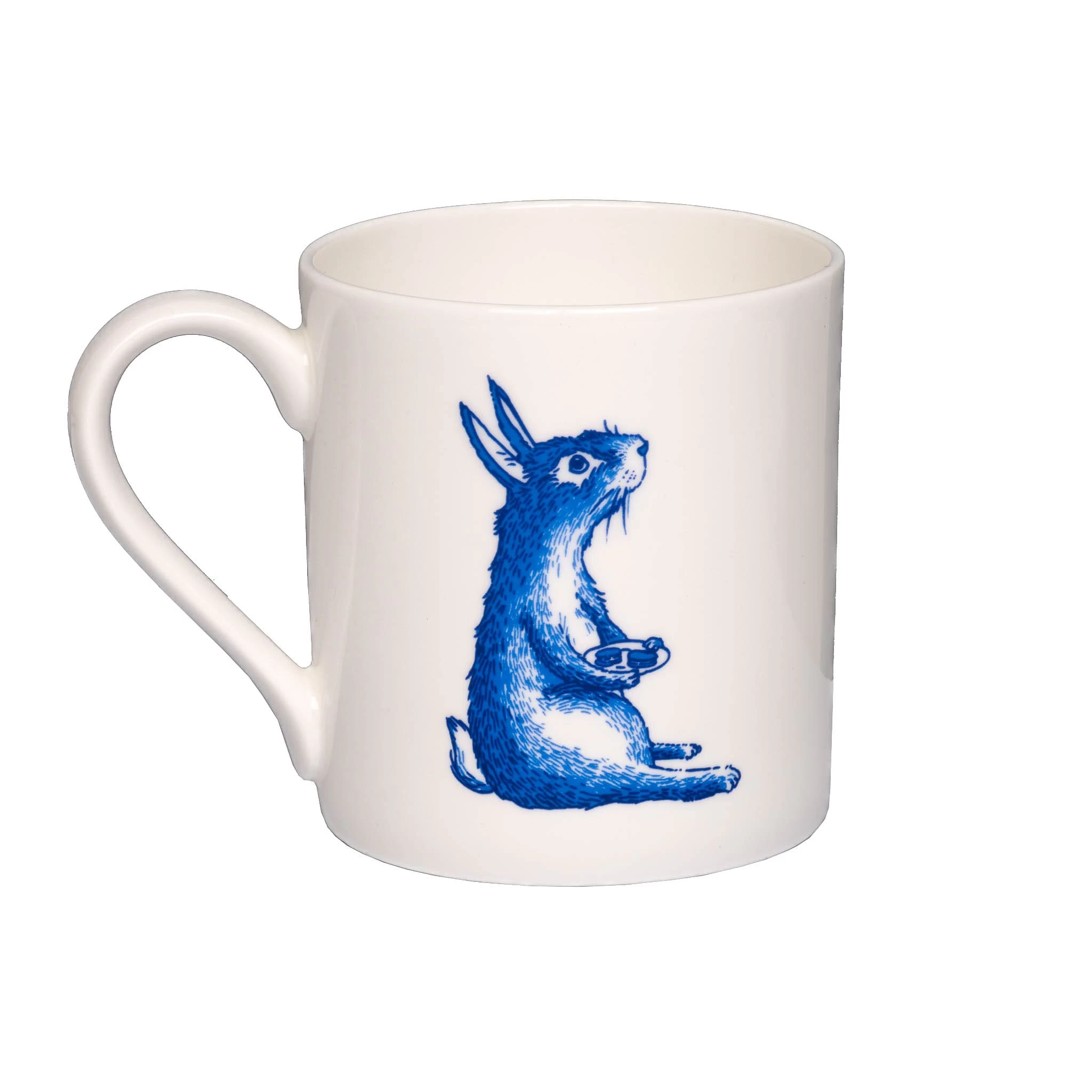 Blue Rabbit With Macaroons Mug, 300ml 1 Blue Rabbit With Macaroons Mug, 300ml
