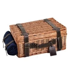 Champs-Elysees Navy Picnic Hamper -Sous Chef Kitchenware JD0015AChamps ElyseesNavyPicnicHamper 2Person