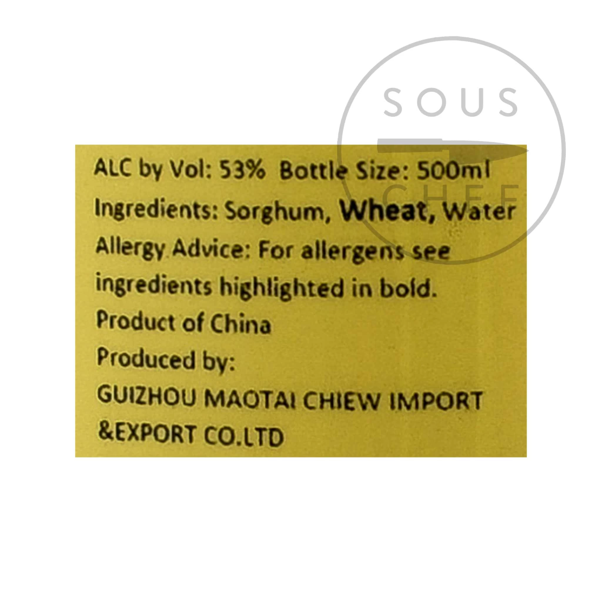 MouTai Chun 1998 Baijiu 53% 500ml 3 MouTai Chun 1998 Baijiu 53% 500ml - Image 3