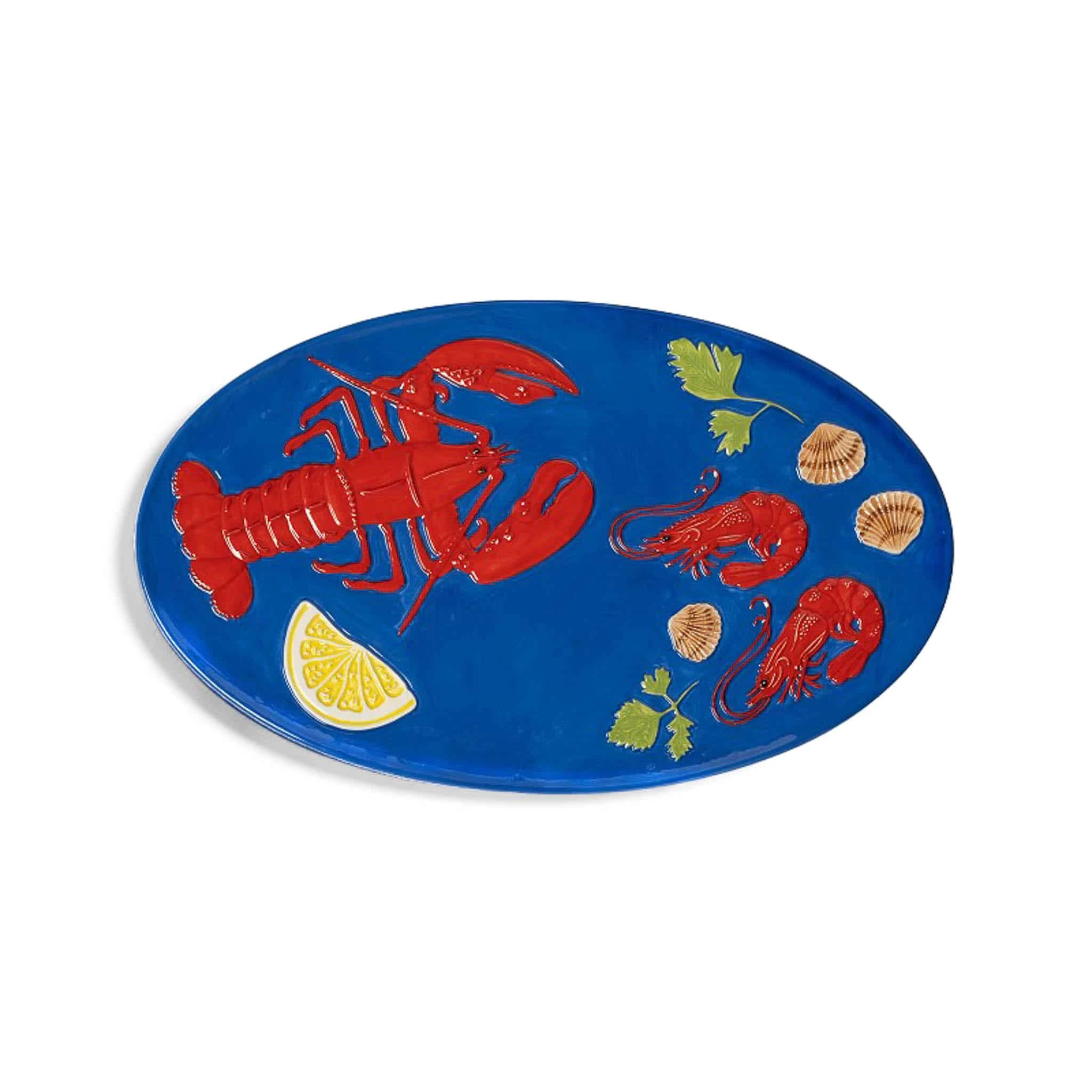 Lobster Ceramic Platter 1 Lobster Ceramic Platter
