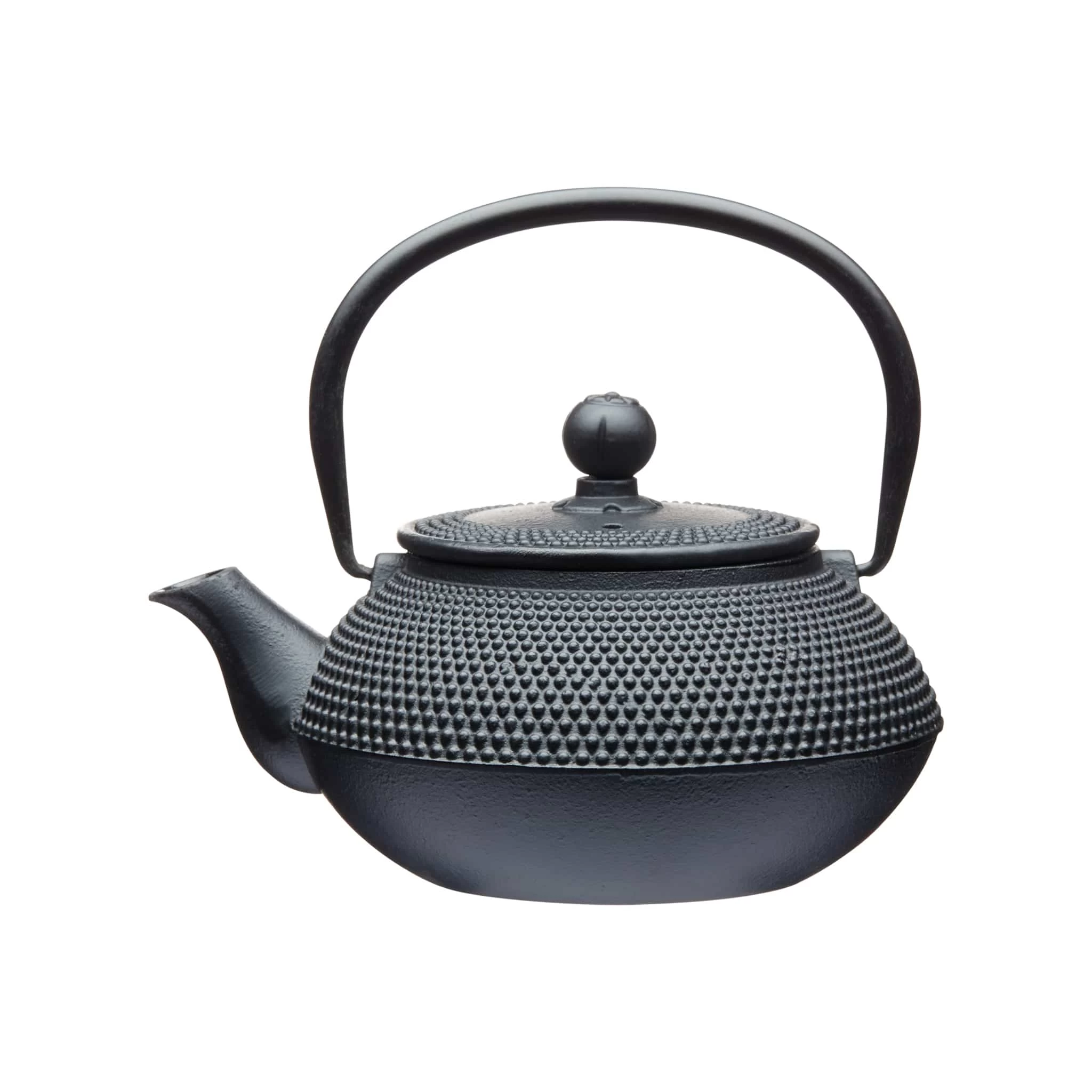 Black Cast Iron Teapot 600ml 1 Black Cast Iron Teapot 600ml
