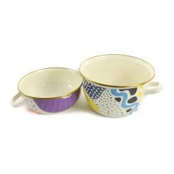 Abstract Enamel Mussel Pot 9 Abstract Enamel Mussel Pot -Sous Chef Kitchenware KP0027 AbstractEnamelMusselPot 2