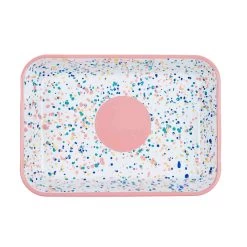 Pink Dot Enamel Roasting & Serving Dish 7 Pink Dot Enamel Roasting & Serving Dish -Sous Chef Kitchenware KP0083BPinkDotEnamelRoasting ServingDish2