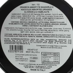 La Molina Chocolate Covered Dragees With PGI Hazelnuts & Almonds 250g -Sous Chef Kitchenware LM0006LaMolinaChocolateCoveredDrageesWithPGIHazelnuts Almonds250gIngredients