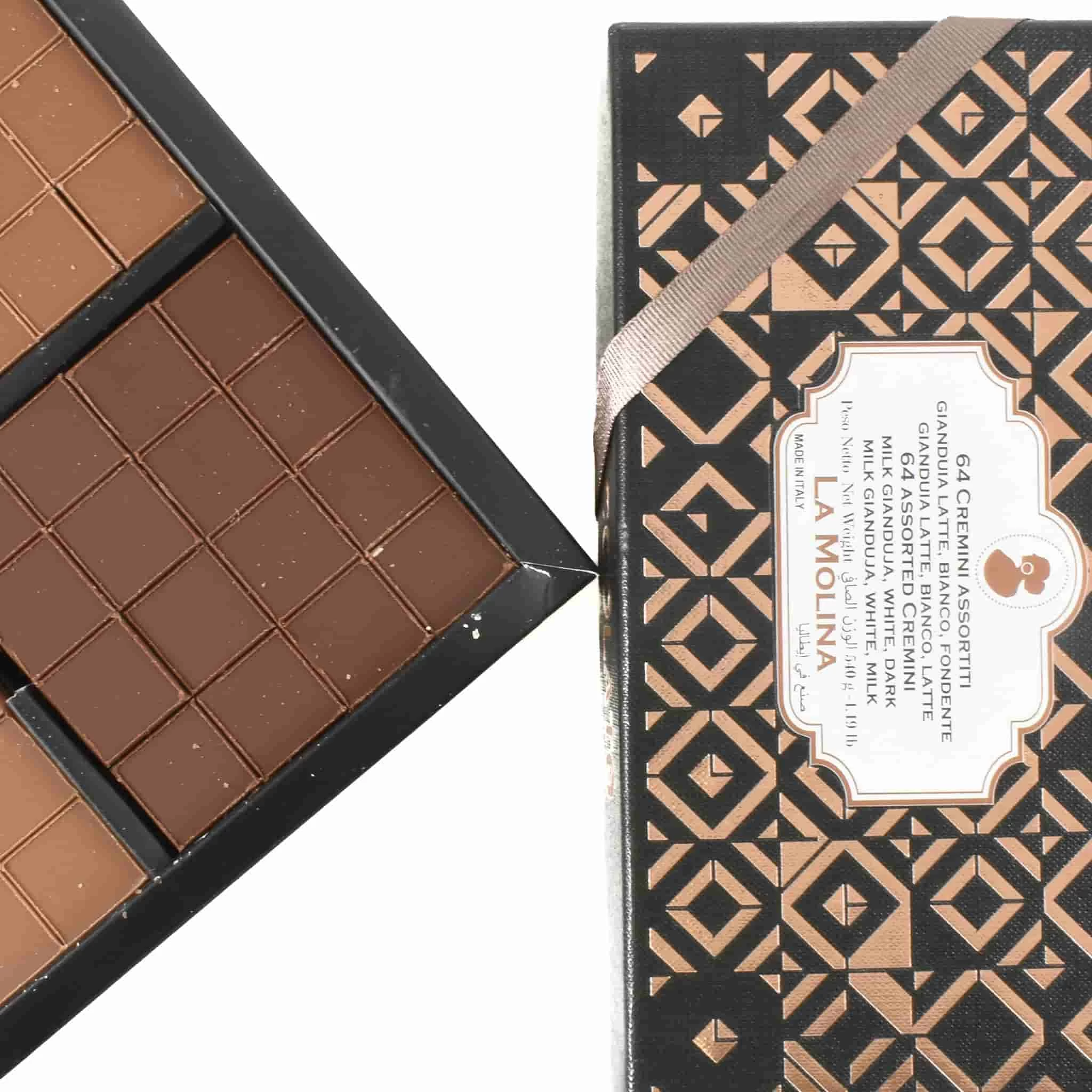 La Molina Mondria & Manzoni Cremini 64 Assorted Chocolates, 540g 3 La Molina Mondria & Manzoni Cremini 64 Assorted Chocolates, 540g - Image 3