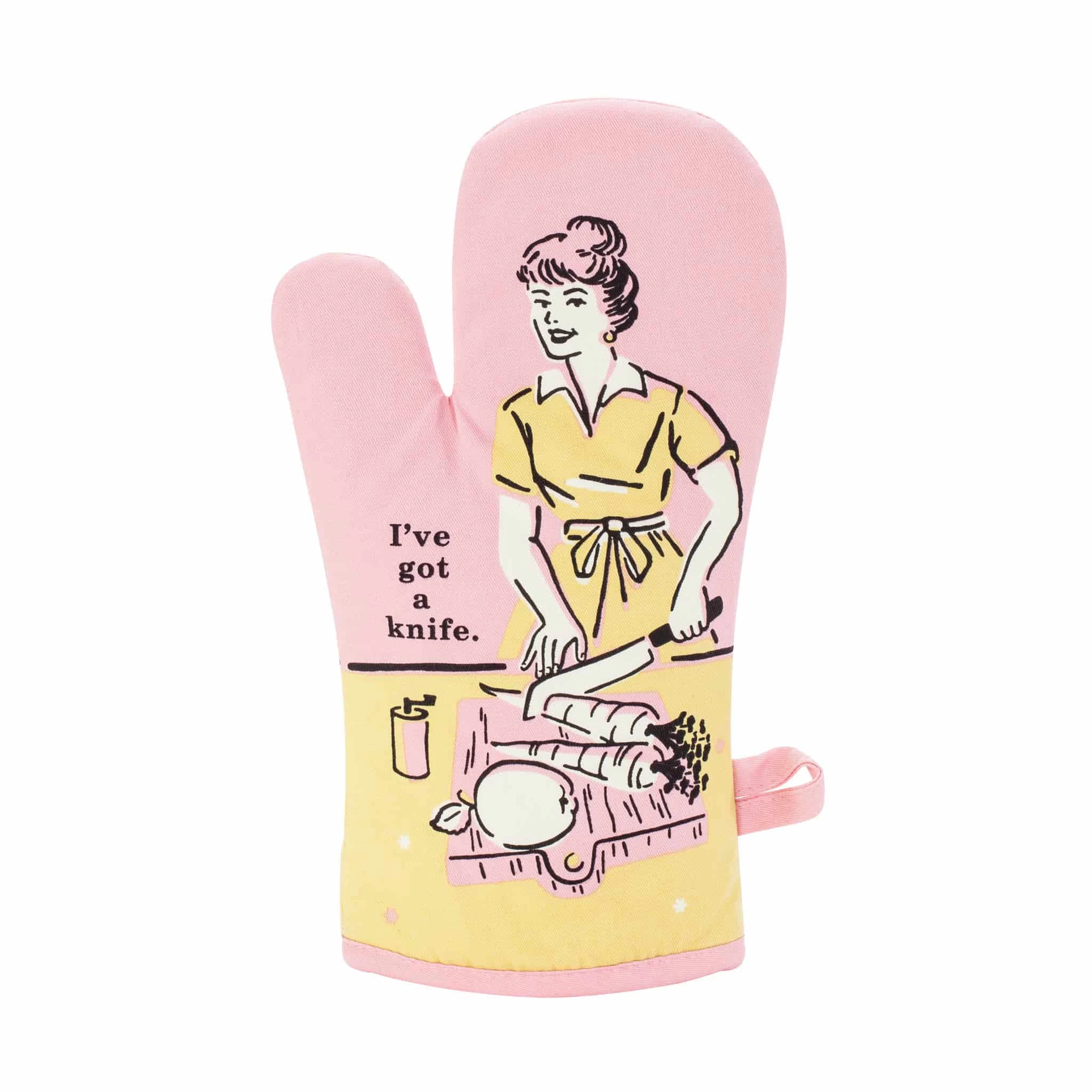 I've Got A Knife Double Sided Oven Mitt 1 I've Got A Knife Double Sided Oven Mitt