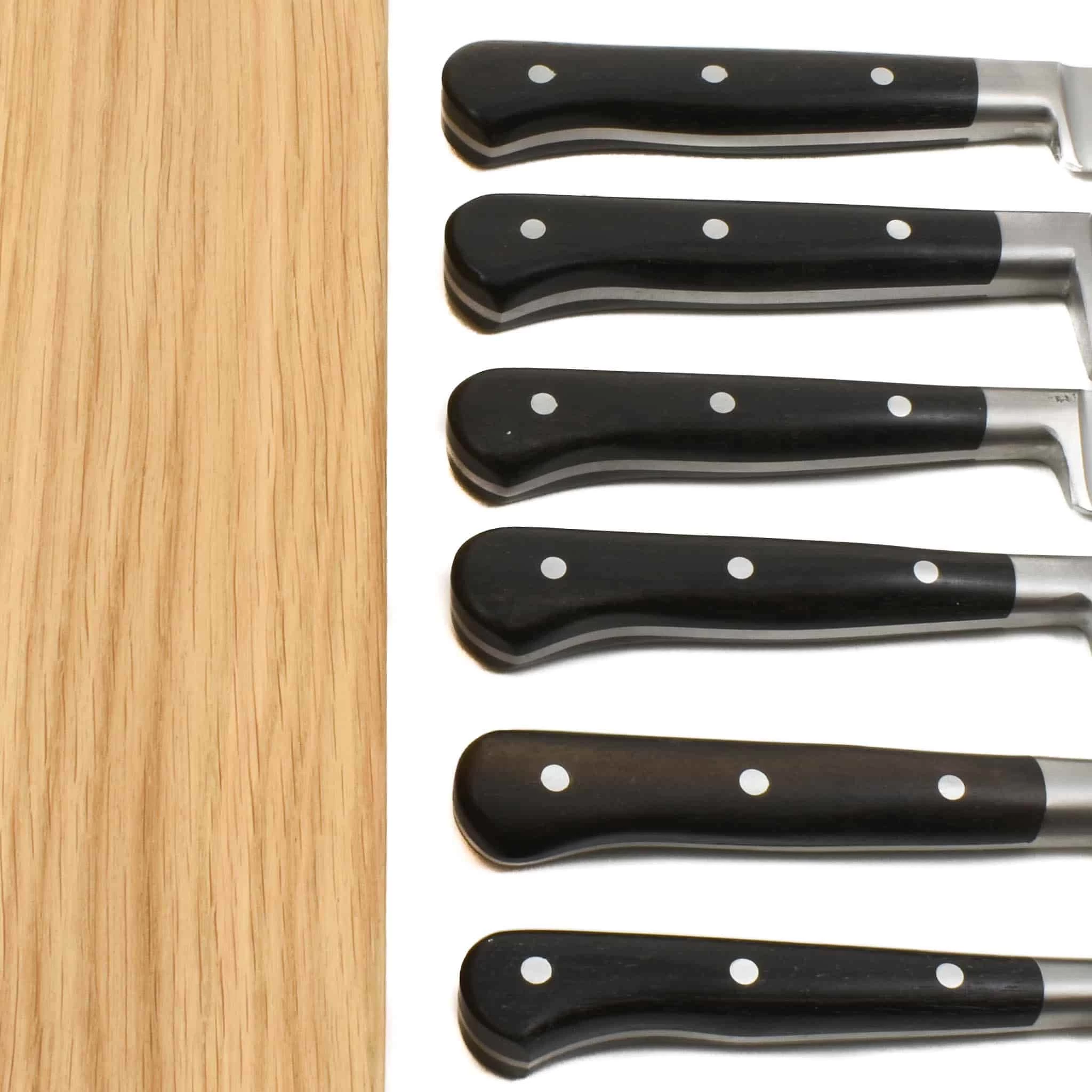 Laguiole En Aubrac Classic Knife Block Of 6 Kitchen Knives, Ebony 2 Laguiole En Aubrac Classic Knife Block Of 6 Kitchen Knives, Ebony - Image 2