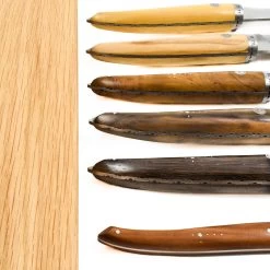 Laguiole En Aubrac Gourmet Knife Block Of 6 Kitchen Knives, Mixed Woods 6 Laguiole En Aubrac Gourmet Knife Block Of 6 Kitchen Knives, Mixed Woods -Sous Chef Kitchenware LR0024LaguioleenAubracGourmetKnifeBlockof6KitchenKnives MixedWood4