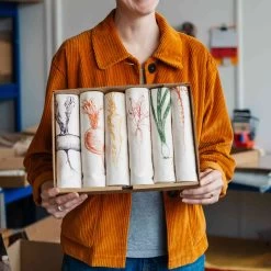 Garden Veg Mixed Design Napkins Box Of 6 -Sous Chef Kitchenware LT0001 GardenVegMixedDesignNapkinsBoxof6 LS8