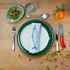 Sardine Design Napkins Box Of 6 10 Sardine Design Napkins Box Of 6 -Sous Chef Kitchenware LT0004 SardineDesignNapkinsBoxof6 LS4