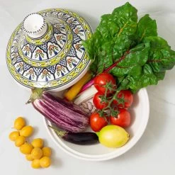 Azraq Patterned Tajine 25cm