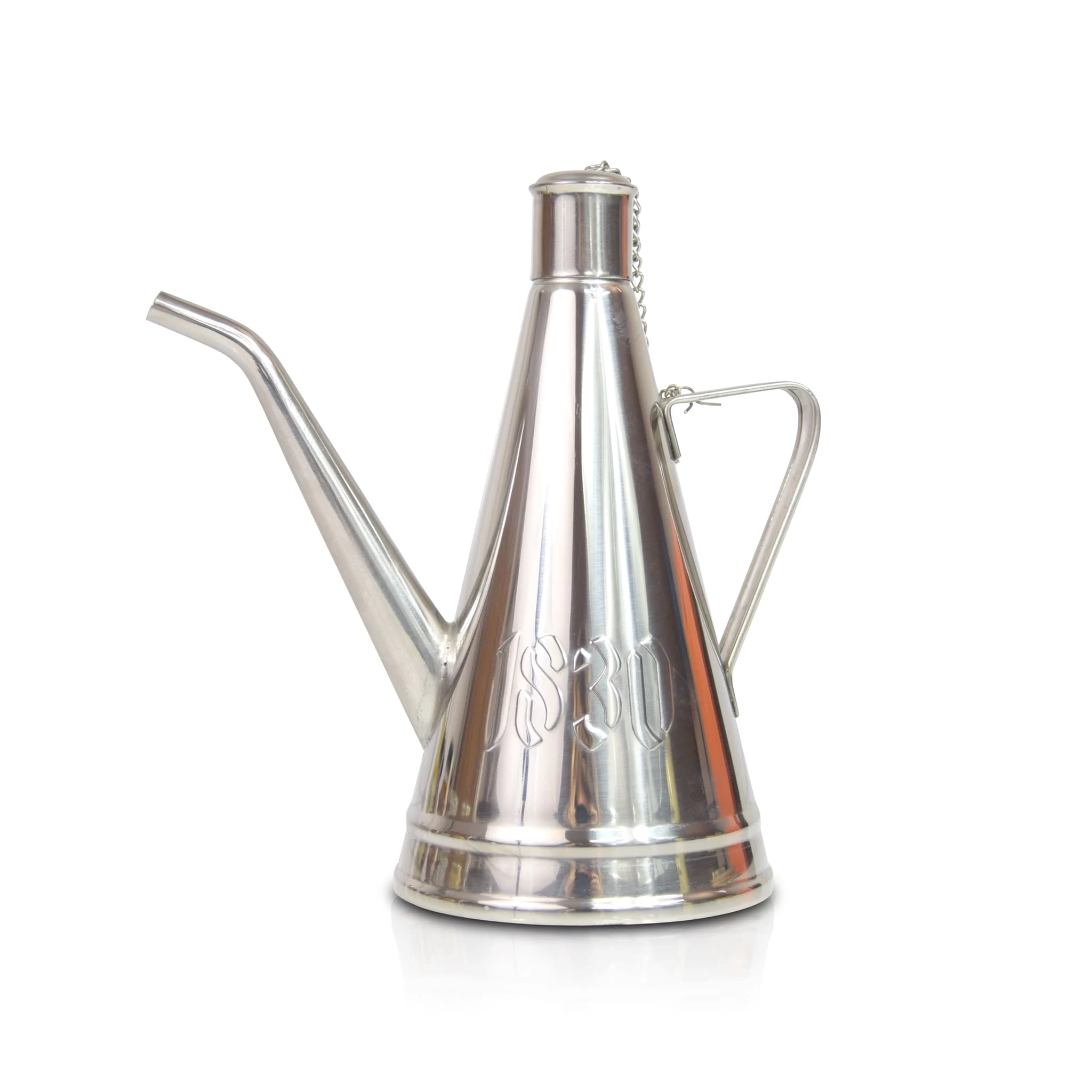 Maison Bremond Stainless Steel Olive Oil Cruet 250ml 1 Maison Bremond Stainless Steel Olive Oil Cruet 250ml
