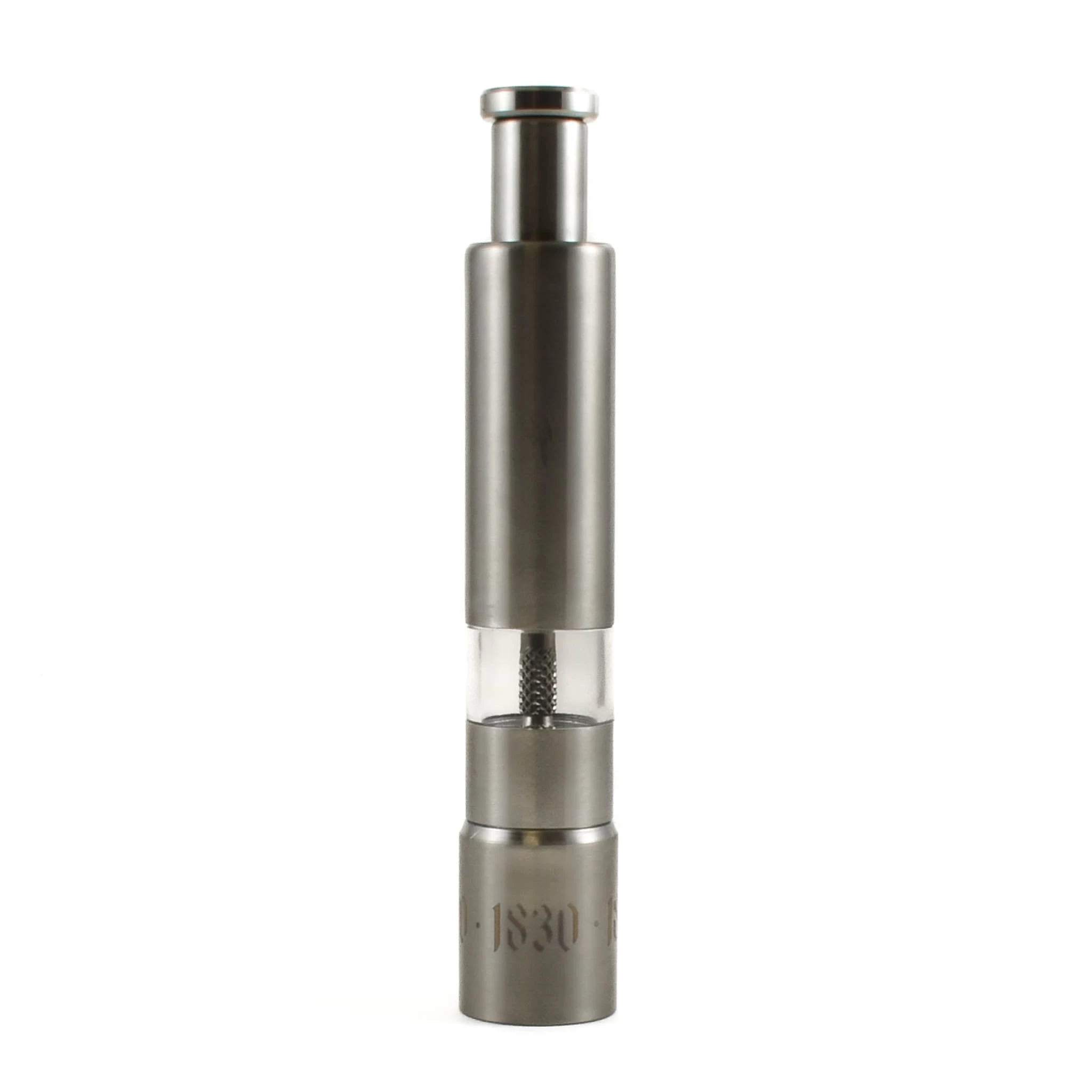 Maison Bremond Stainless Steel Push Pepper Grinder 1 Maison Bremond Stainless Steel Push Pepper Grinder