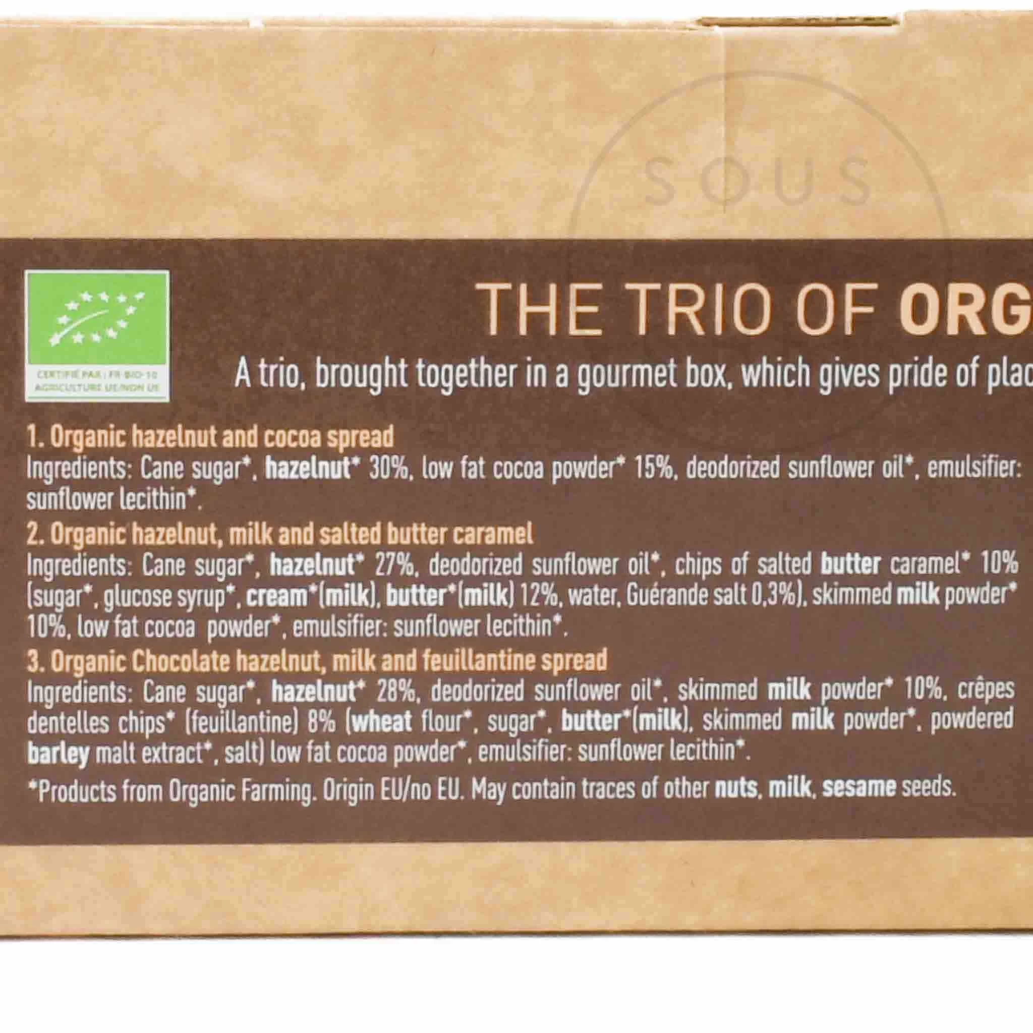 Maison Bremond X Sous Chef Trio Of Organic Cocoa Spreads, 130g 4 Maison Bremond X Sous Chef Trio Of Organic Cocoa Spreads, 130g - Image 4