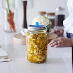 Masontops Wide Mouth Pickle Pipes, Set Of 4 -Sous Chef Kitchenware MJ0004MasontopsWideMouthPicklePipes Setof4Life2