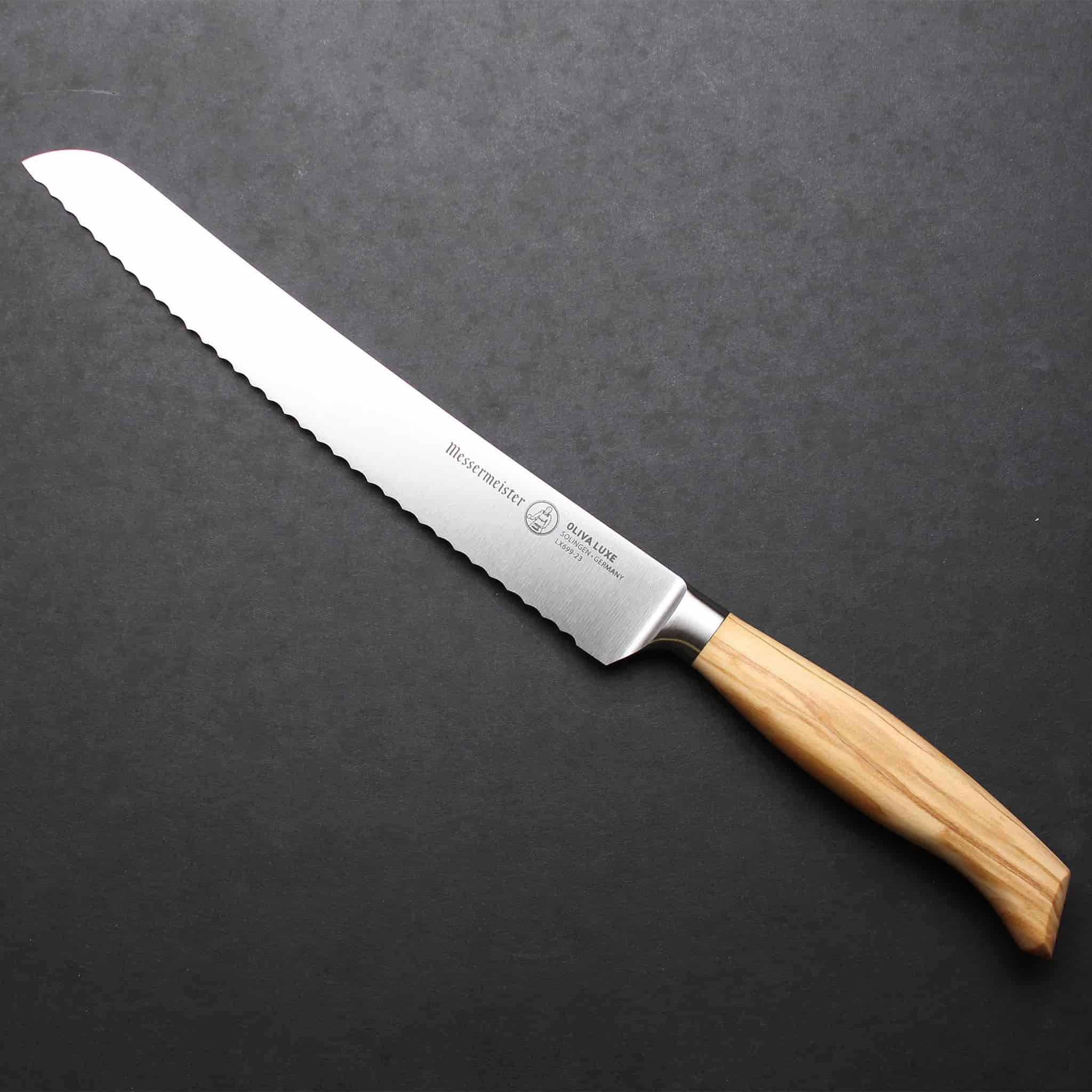 Messermeister Oliva Luxe Bread Knife 23cm 2 Messermeister Oliva Luxe Bread Knife 23cm - Image 2