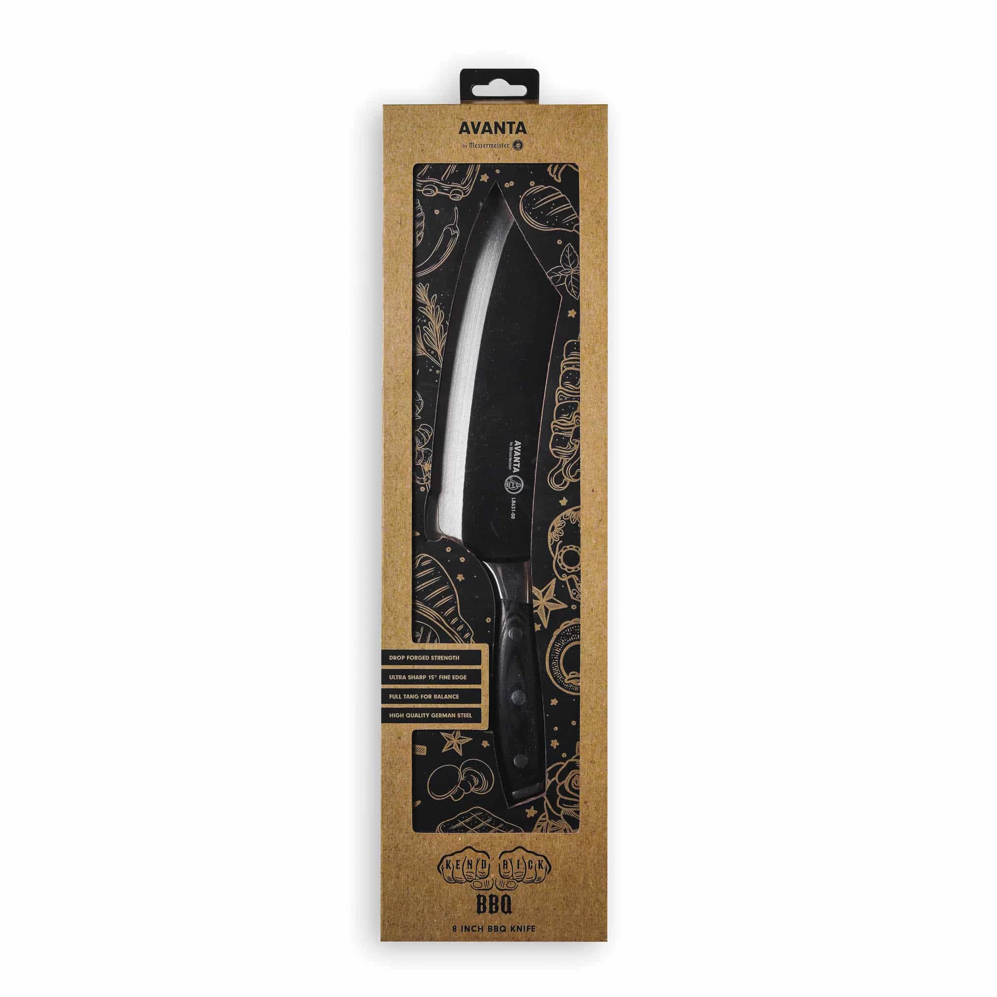 The Bennie Kendrick X Messermeister BBQ Knife, 20cm 1 The Bennie Kendrick X Messermeister BBQ Knife, 20cm