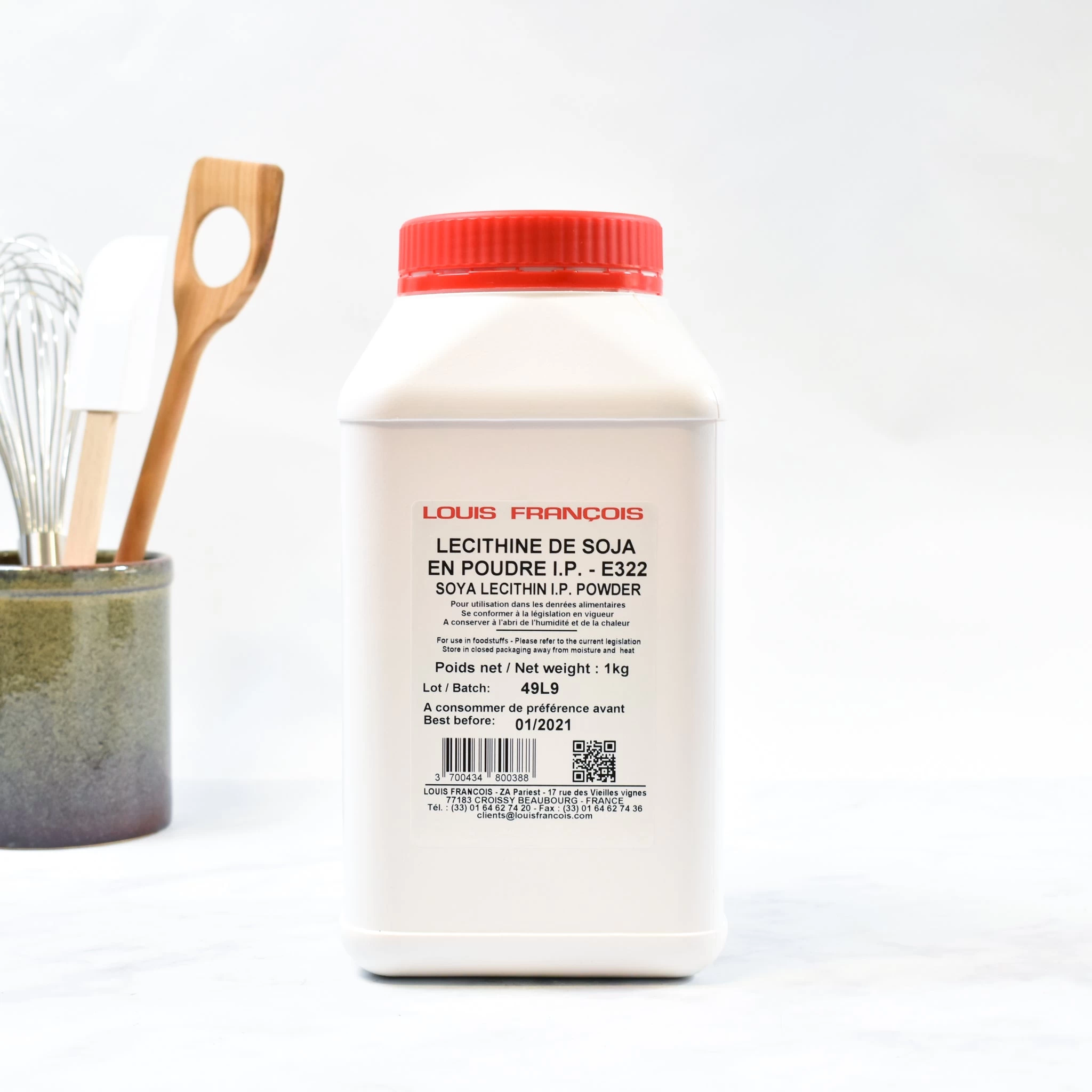 Louis Francois Soy Lecithin Powder, 1kg 2 Louis Francois Soy Lecithin Powder, 1kg - Image 2