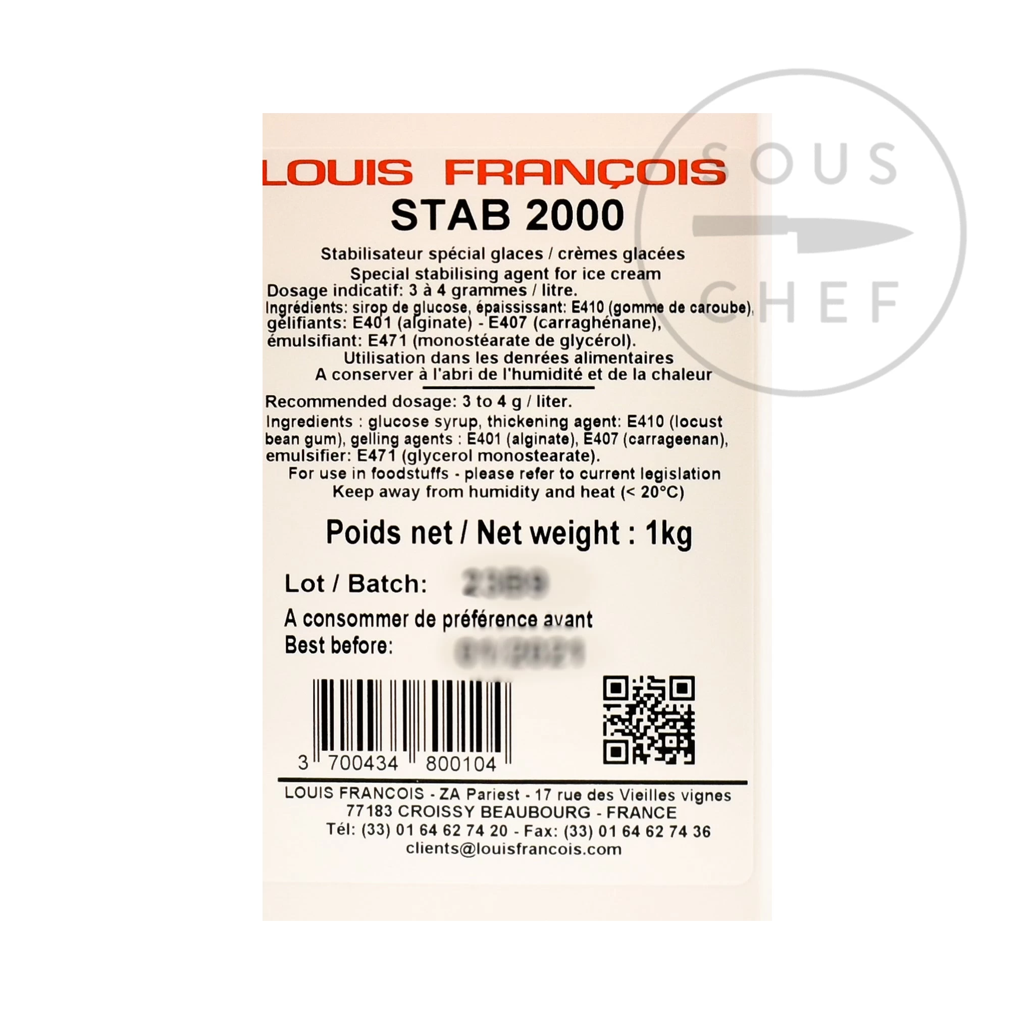 Louis Francois Stab 2000, 1kg 2 Louis Francois Stab 2000, 1kg - Image 2