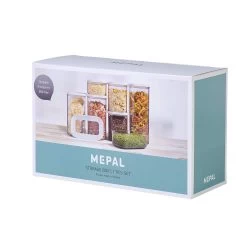 Mepal Modula 7 Piece Storage Starter Set, White