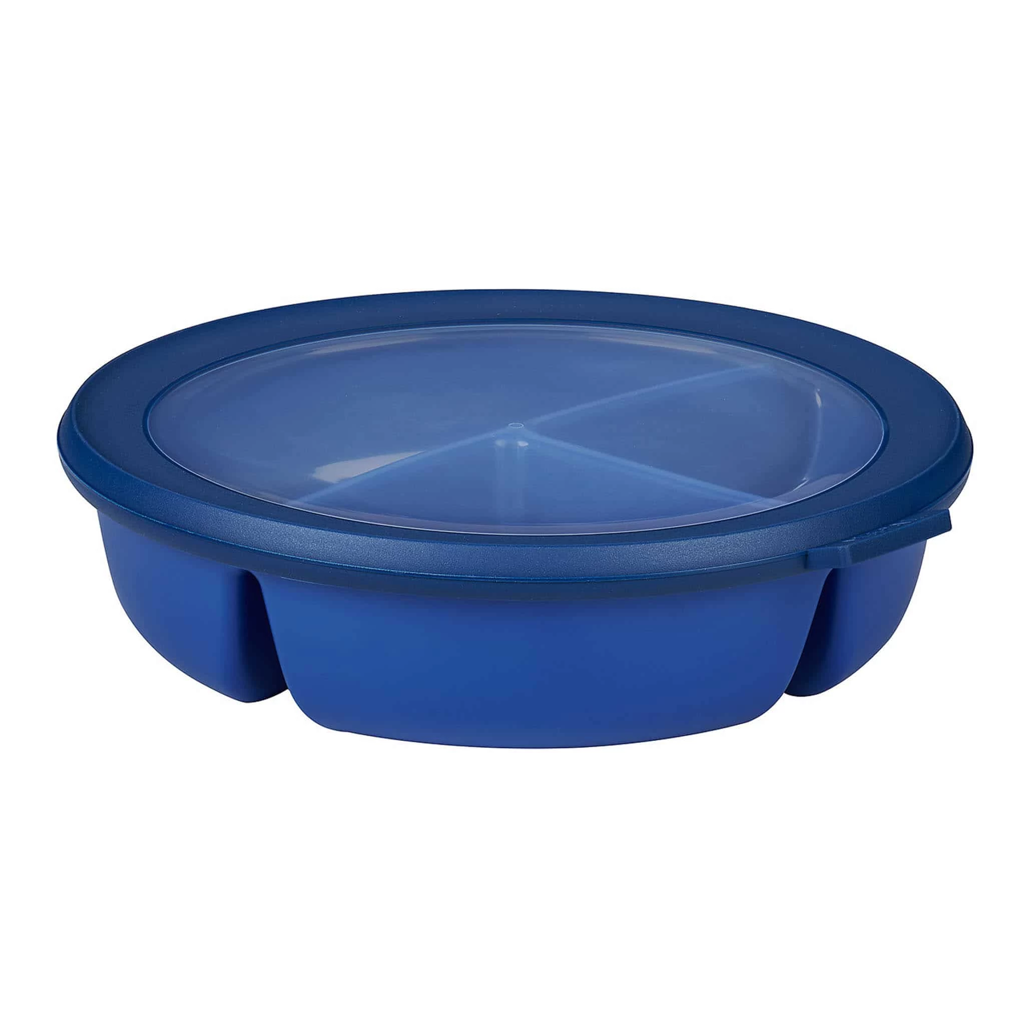 Mepal Circula 3 Section Multi Bowl, Vivid Blue 1 Mepal Circula 3 Section Multi Bowl, Vivid Blue