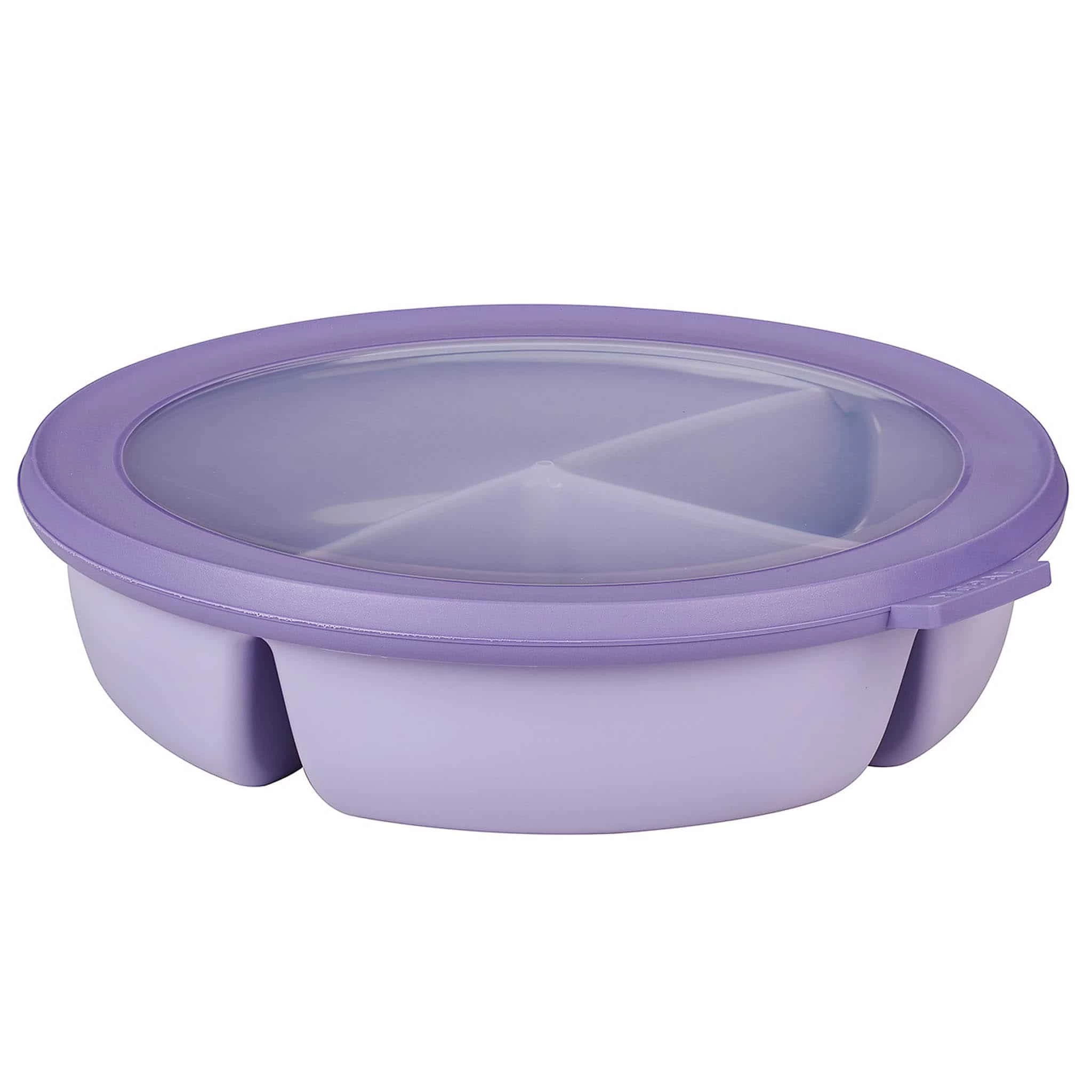 Mepal Circula 3 Section Multi Bowl, Nordic Lilac 1 Mepal Circula 3 Section Multi Bowl, Nordic Lilac