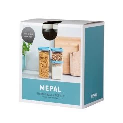 Mepal Omnia 3 Piece Storage Starter Set, Nordic Green