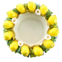 Handmade Tuscan Lemon Bowl 35cm 7 Handmade Tuscan Lemon Bowl 35cm -Sous Chef Kitchenware NC0002 HandmadeTuscanLemonBowl35cm3