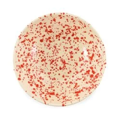 Puglia Red Splatter Large Salad Bowl 28cm 5 Puglia Red Splatter Large Salad Bowl 28cm -Sous Chef Kitchenware NC0042 PugliaRedSplatterLargeSaladBowl28cm
