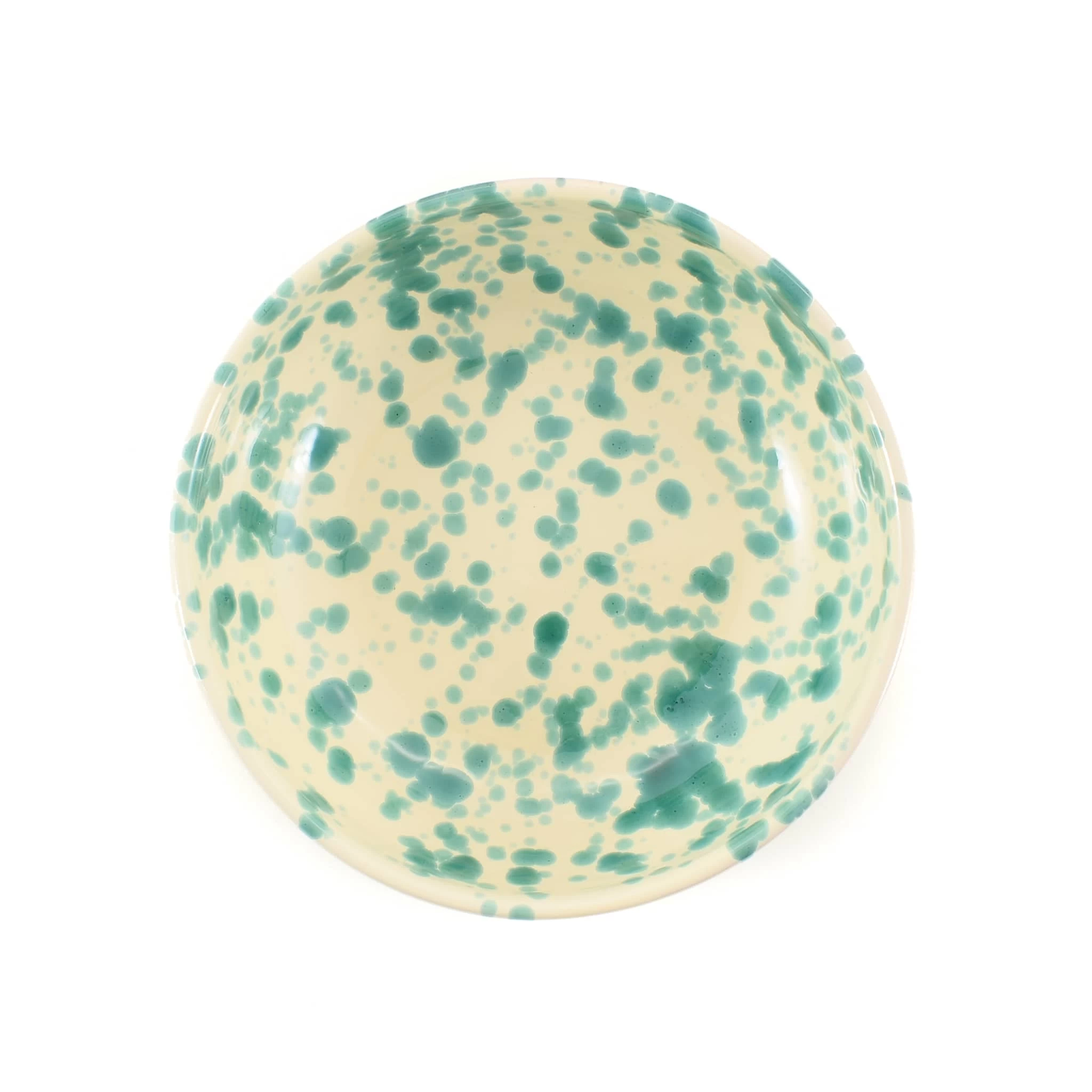 Puglia Aquamarine Splatter Bowl 19cm 3 Puglia Aquamarine Splatter Bowl 19cm - Image 3
