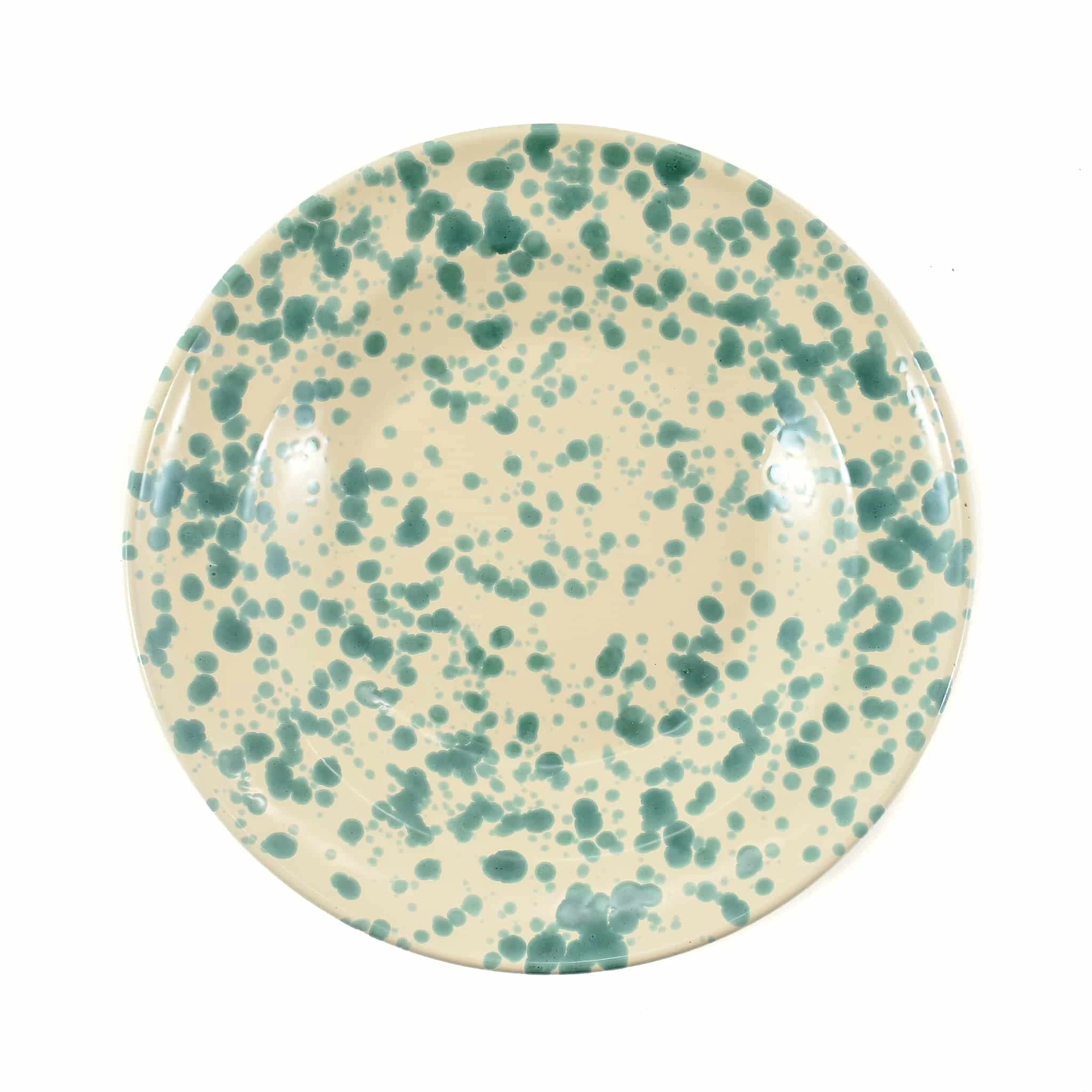Puglia Aquamarine Splatter Pasta Bowl 29cm 2 Puglia Aquamarine Splatter Pasta Bowl 29cm - Image 2
