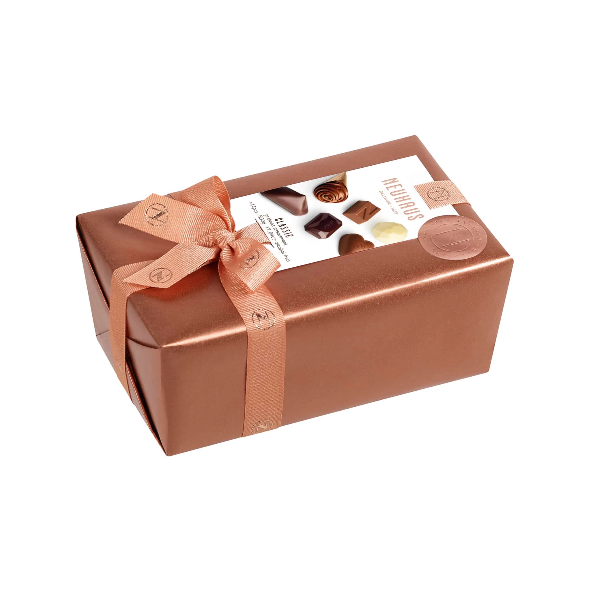 Short Dated Neuhaus Belgian Chocolate Classic Ballotin - Praliné Ganache & Gianduja, 500g 1 Short Dated Neuhaus Belgian Chocolate Classic Ballotin - Praliné Ganache & Gianduja, 500g