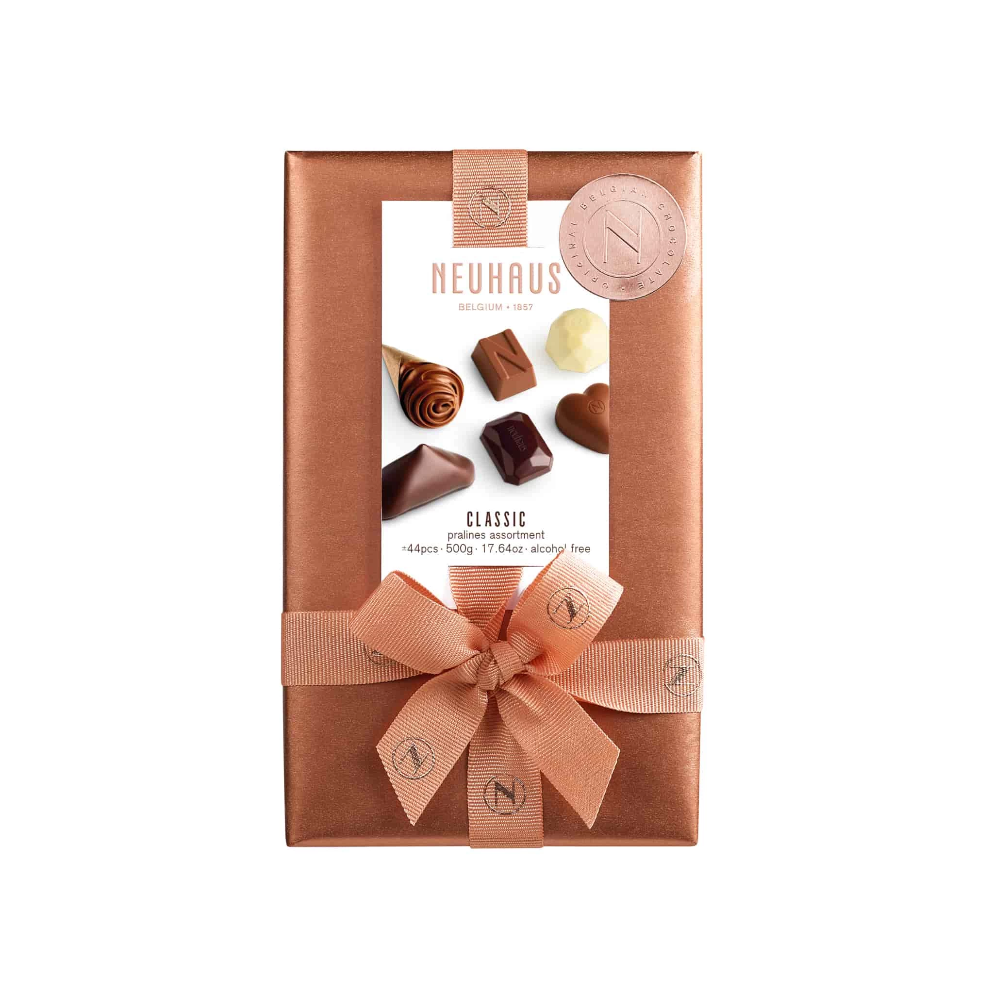 Short Dated Neuhaus Belgian Chocolate Classic Ballotin - Praliné Ganache & Gianduja, 500g 2 Short Dated Neuhaus Belgian Chocolate Classic Ballotin - Praliné Ganache & Gianduja, 500g - Image 2