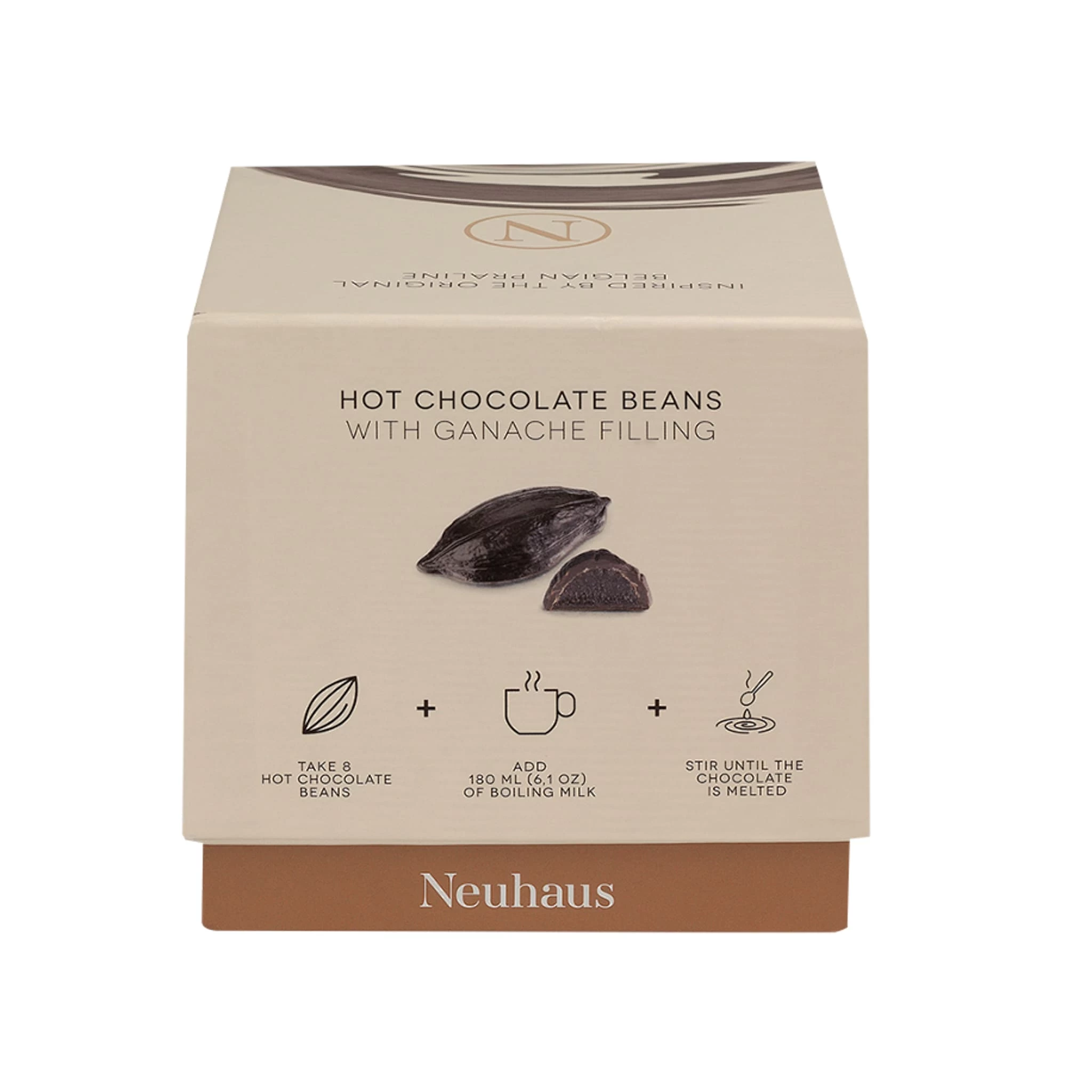 Neuhaus Dark Hot Choc Box - 8 Portions 2 Neuhaus Dark Hot Choc Box - 8 Portions - Image 2