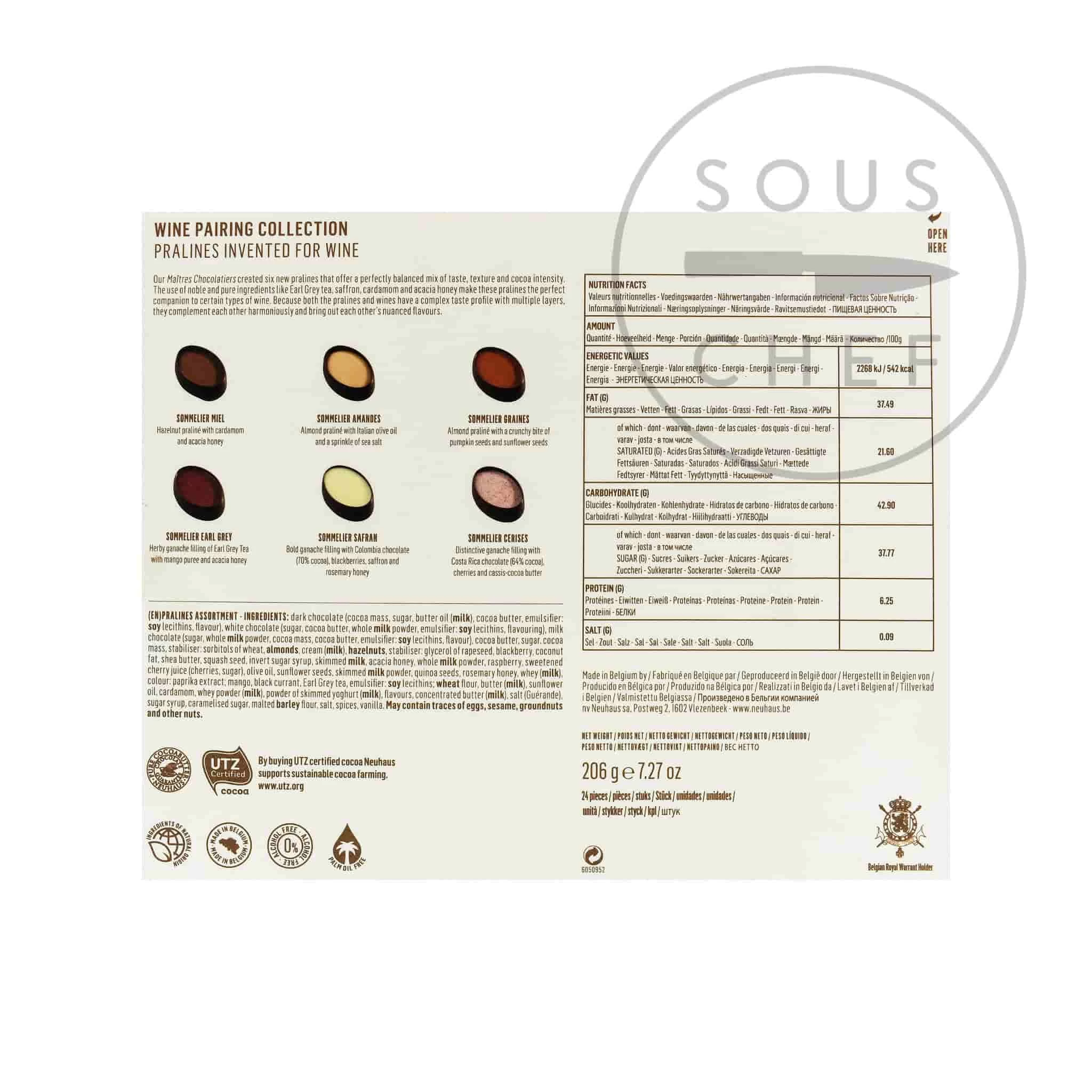 Short Dated Neuhaus Pralines Wine Pairing Selection - 24 Pieces 7 Short Dated Neuhaus Pralines Wine Pairing Selection - 24 Pieces - Image 7