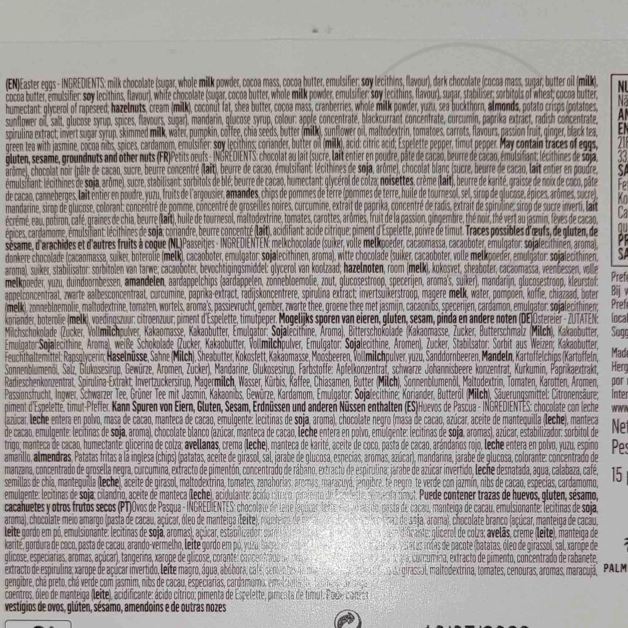 Neuhaus Limited Edition Botanical Flavour Easter Eggs, 158g 4 Neuhaus Limited Edition Botanical Flavour Easter Eggs, 158g - Image 4