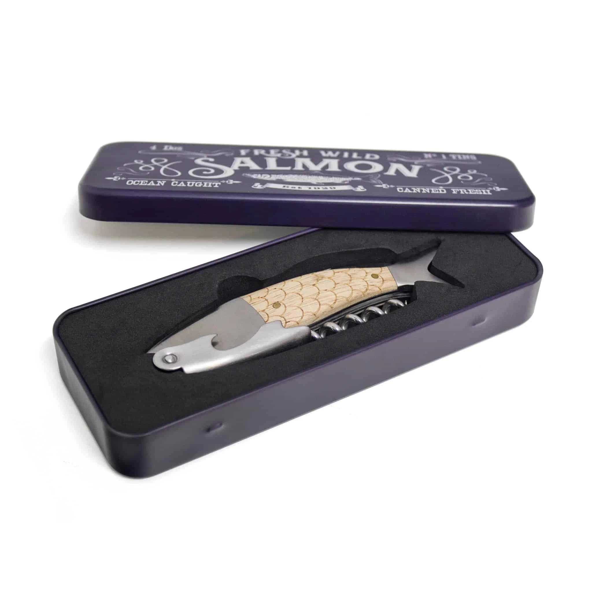 Balvi Wild Salmon In A Tin Corkscrew 1 Balvi Wild Salmon In A Tin Corkscrew