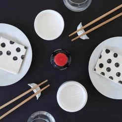 Balvi Chopstick Rest & Soy Sauce Dish Set - Gyoza & Steamer Design 5 Balvi Chopstick Rest & Soy Sauce Dish Set - Gyoza & Steamer Design -Sous Chef Kitchenware NG0006ChopstickRest SoySauceDishSet Gyoza SteamerDesignLifestyle