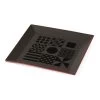 Takenaka Fukue Black Square Plate, 19cm