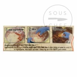 Nihon Shokken Kara-age Batter Mix 2kg 5 Nihon Shokken Kara-age Batter Mix 2kg -Sous Chef Kitchenware NS0006 NihonShokkenKara ageBatterMix2kg INS