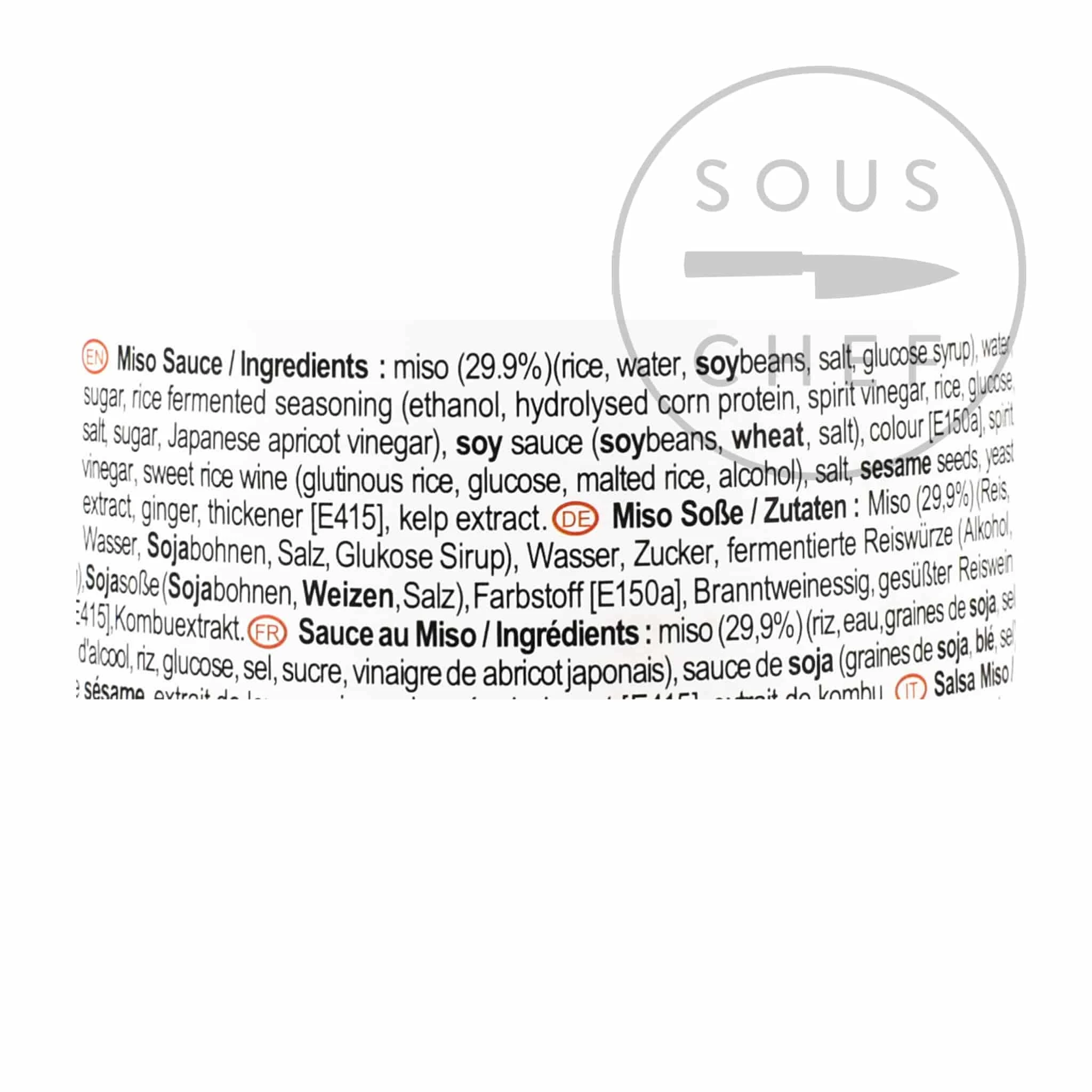 Short Dated Nihon Shokken Miso Sauce, 1L 2 Short Dated Nihon Shokken Miso Sauce, 1L - Image 2